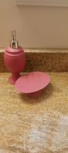 Load image into Gallery viewer, Yellow or Pink Ceramic Bathroom Accessory Set