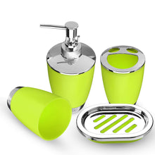 Load image into Gallery viewer, Lime Green Bathroom Accessory Set