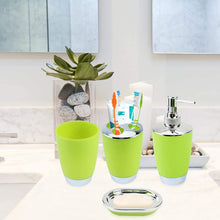 Load image into Gallery viewer, Lime Green Bathroom Accessory Set