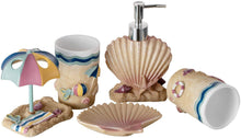 Load image into Gallery viewer, Children&#39;s bathroom accessory set.  Beach style