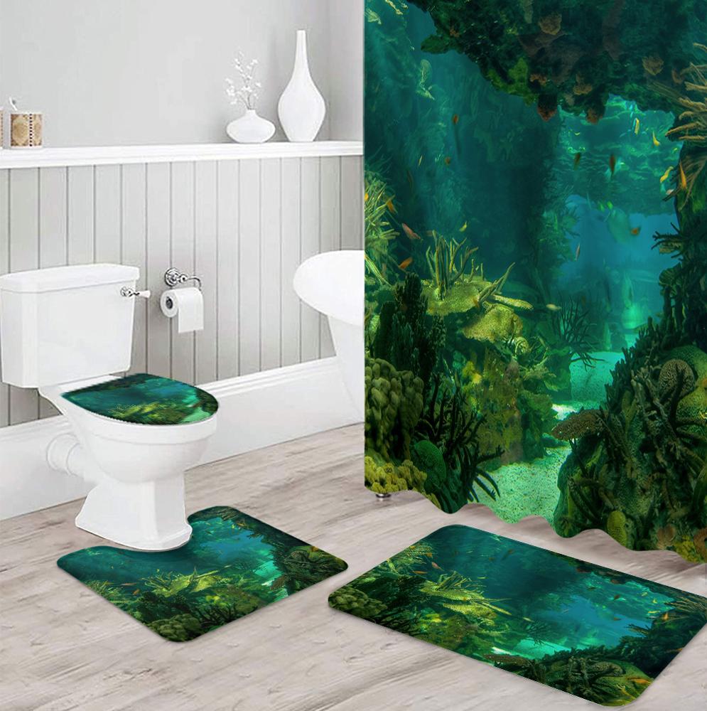 Sea Shell Shower Bathroom Accessory Set