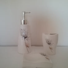 이미지를 갤러리 뷰어에 로드 , Brown and Black Ceramic Bathroom Accessory Set