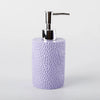 Purple Textured Resin Bathroom Set