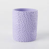 Purple Textured Resin Bathroom Set