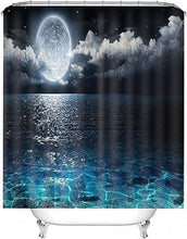 Load image into Gallery viewer, Blue Moon Shower Curtains