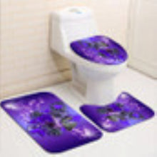 Load image into Gallery viewer, Purple Shower Curtain Set