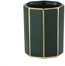 Cargar imagen en el visor de la galería, Emerald Green or Pink Octagon Shaped Bathroom Accessory Set