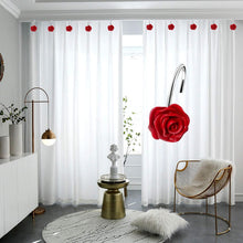 Load image into Gallery viewer, Red Shower Curtain 80 x 80 inch