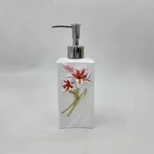 Load image into Gallery viewer, White Resin Bathroom Accessory Set