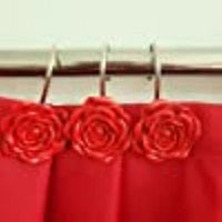 Load image into Gallery viewer, Red Shower Curtain