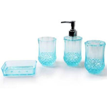 Load image into Gallery viewer, Green Acrylic Bathroom Accessory Set