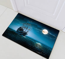 Load image into Gallery viewer, Pirate Ship Shower Curtain Set