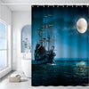Pirate Ship Shower Curtain Set