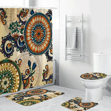 Load image into Gallery viewer, Beige Shower Curtain Set
