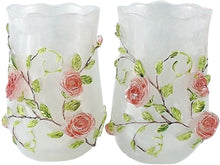Load image into Gallery viewer, Pink Roses Bathroom Accessory Set