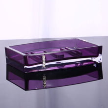 이미지를 갤러리 뷰어에 로드 , Five Piece Purple Bathroom Accessory Set
