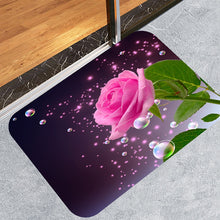 Load image into Gallery viewer, Pink Rose Shower Curtain Set